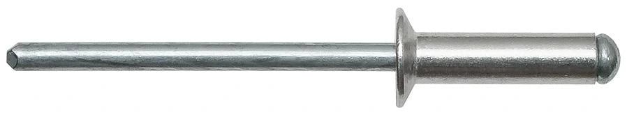 Алюминий/Сталь Заклепка вытяжная, потайной бортик 120° — ТЕХНОРУМ