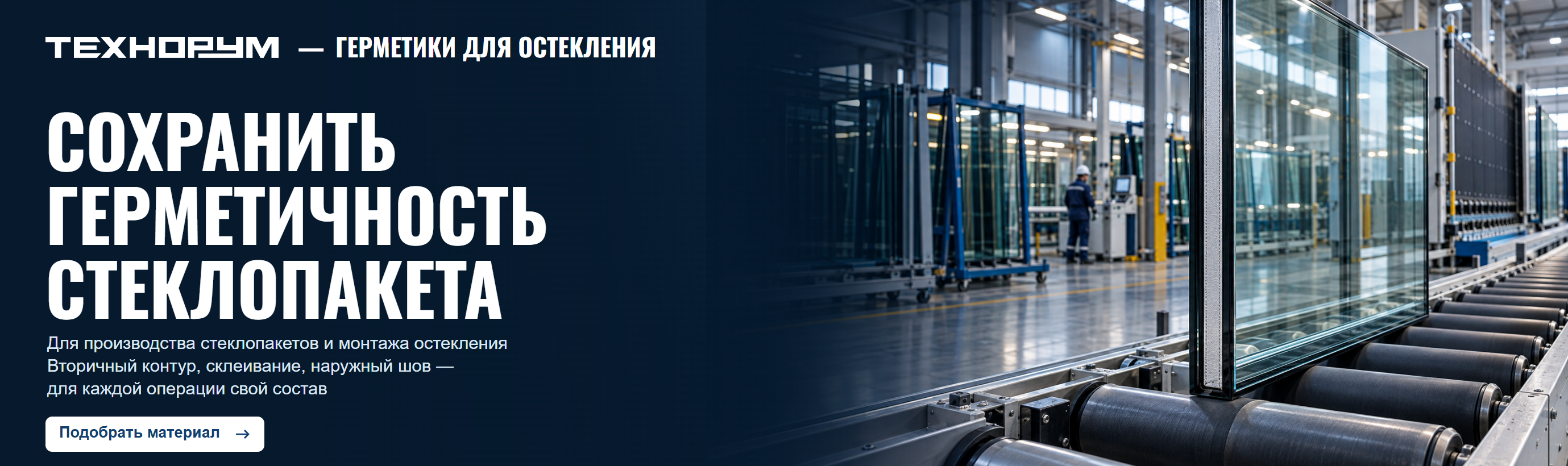 ТЕХНОРУМ — ГЕРМЕТИКИ ДЛЯ ОСТЕКЛЕНИЯ — сохранить герметичность стеклопакета — для производства стеклопакетов и монтажа остекления — вторичный контур, склеивание, наружный шов — для каждой операции свой состав