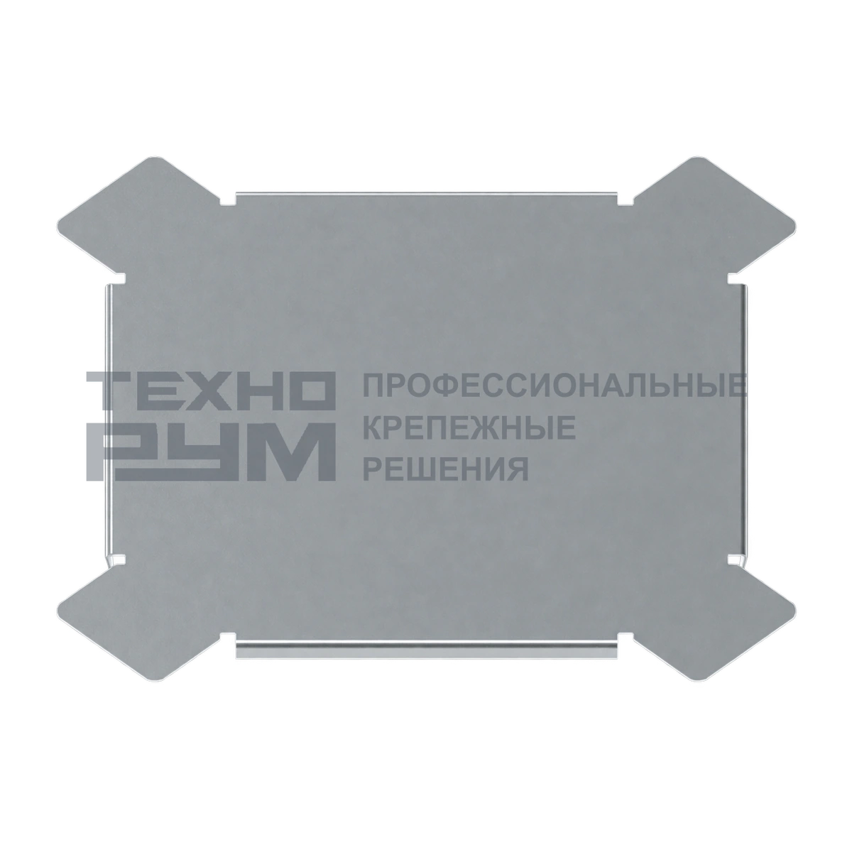 Крышка Х-ответвителя 50, толщина 0,55, сендзимир