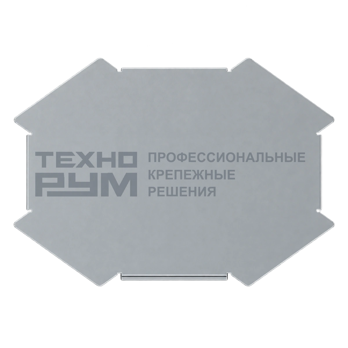 Крышка Х-ответвителя 150, толщина 1,2, сендзимир