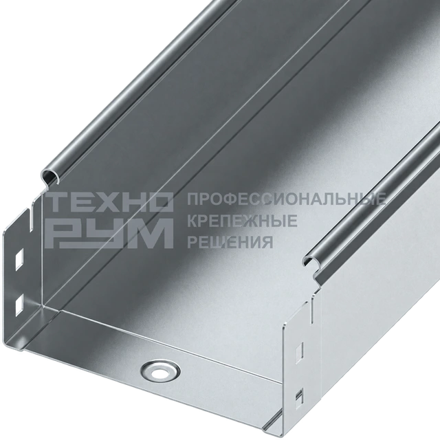 Лоток неперфорированный 80х150х3000, толщина 0,55 мм, сендзимир