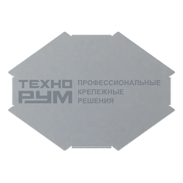 Крышка Х-ответвителя 300, толщина 0,55, сендзимир