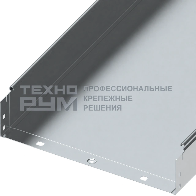 Лоток неперфорированный 100х400х3000, толщина 1,0 мм, сендзимир