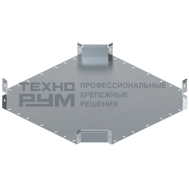 Х-ответвитель 80х600, толщина 0,7, сендзимир