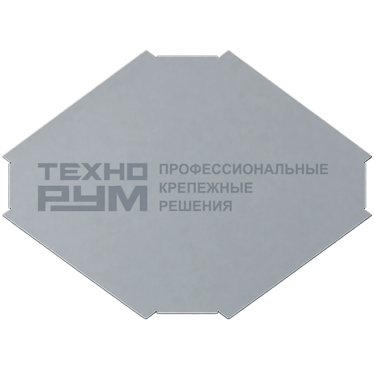 Крышка Х-ответвителя 500, толщина 0,55, сендзимир