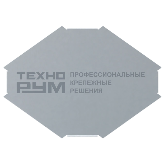 Крышка Х-ответвителя 400, толщина 1,2, сендзимир