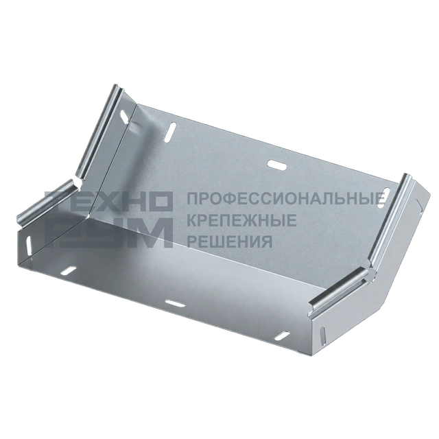 Угол вертикальный внутренний 45 градусов 50x300, толщина 1,0, горячий цинк