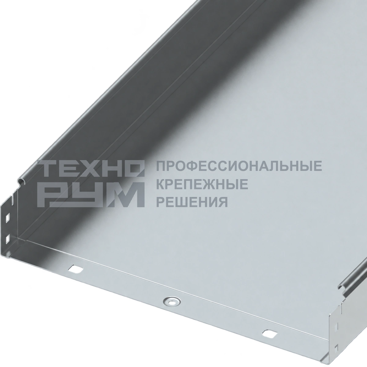 Лоток неперфорированный 80х400х3000, толщина 1,0 мм, сендзимир