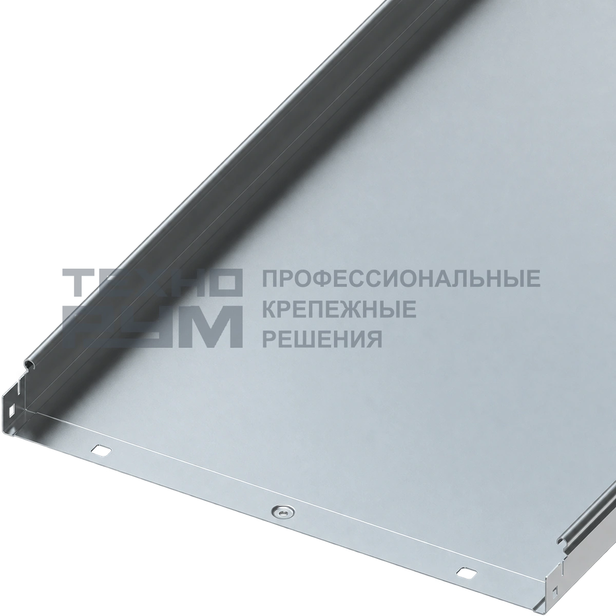 Лоток неперфорированный 50х500х3000, толщина 1,0 мм, горячий цинк