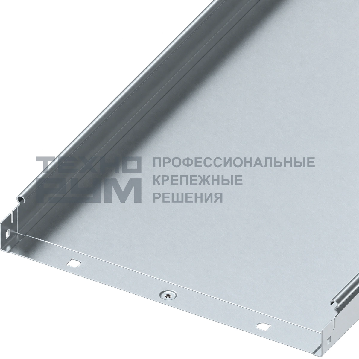 Лоток неперфорированный 50х400х3000, толщина 1,0 мм, горячий цинк