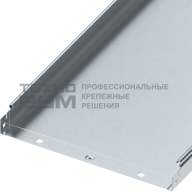 Лоток неперфорированный 50х400х3000, толщина 1,0 мм, горячий цинк