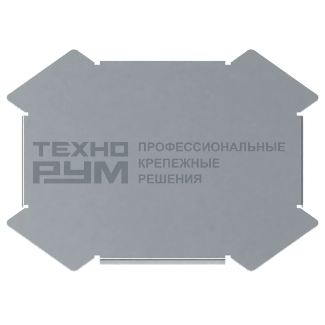 Крышка Х-ответвителя 100, толщина 0,7, сендзимир