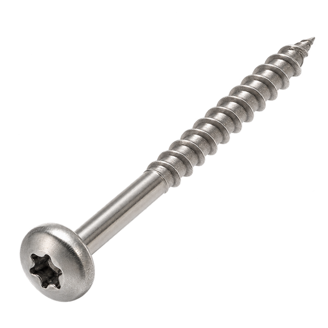 Шурупы с полукруглой головкой, неполная резьба, шлиц TORX ART 9045 [WS 9117] — A2