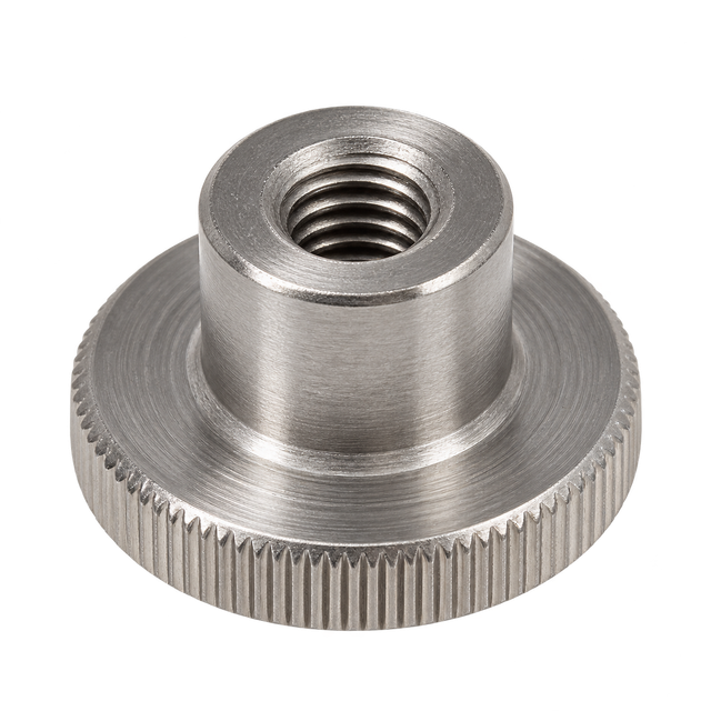 Гайка нажимная высокая рифленая DIN 466 — A1-50