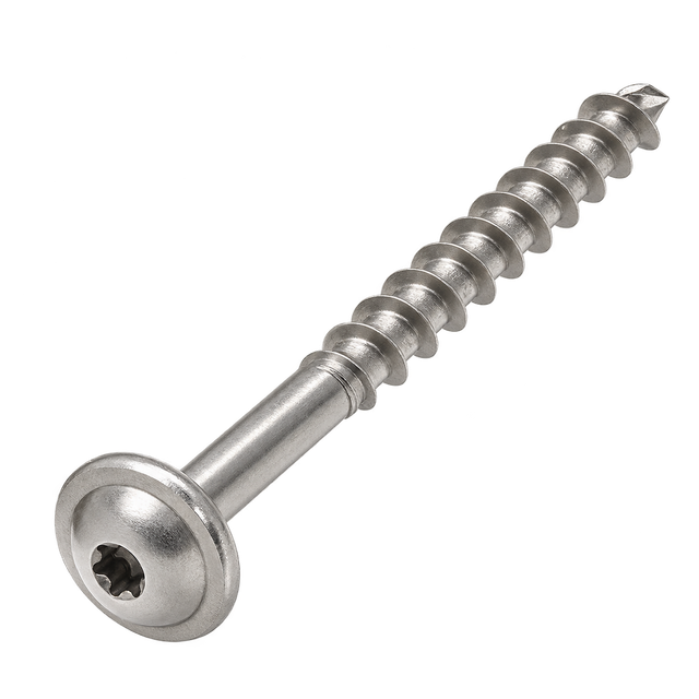 Шуруп с низкой полукруглой головкой с фланцем с режущей кромкой, шлиц TORX ART 9250 — A4