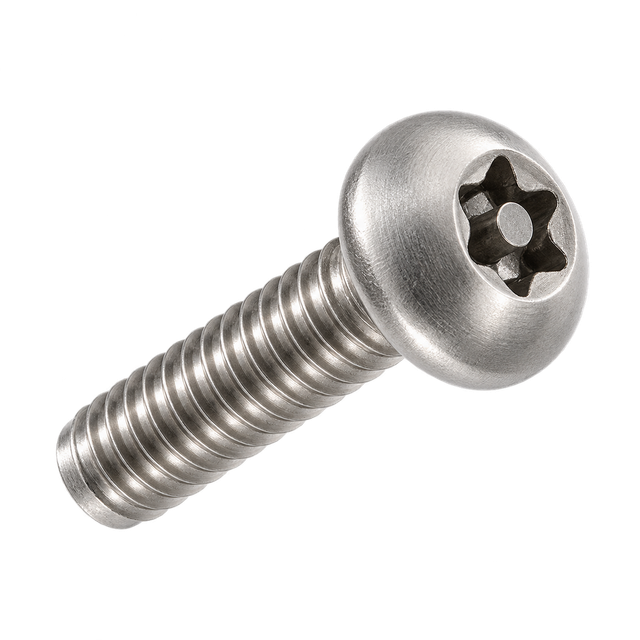 Винт антивандальный с полукруглой головкой, шлиц TORX-PIN ART 9121 — A2