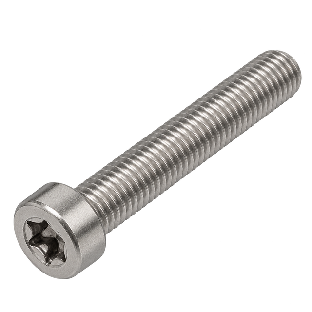 Винт с цилиндрической низкой головкой, шлиц TORX ISO 14580 — A2