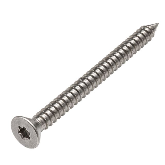 Саморез с потайной головкой, звездообразный шлиц TORX ISO 14586 [DIN 7982] C — A2