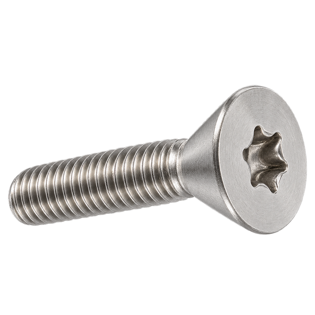 Винт с потайной головкой, звездообразный шлиц TORX ISO 10642 [DIN 7991] — A2