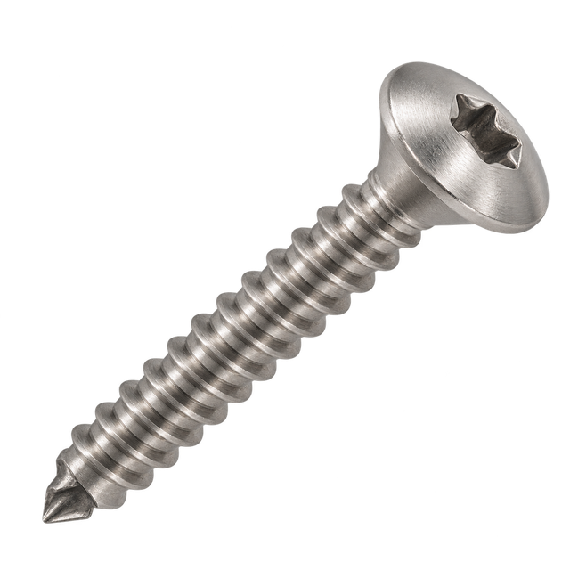 Саморез с полупотайной головкой, звездообразный шлиц TORX ISO 14587 [DIN 7983] C — A2