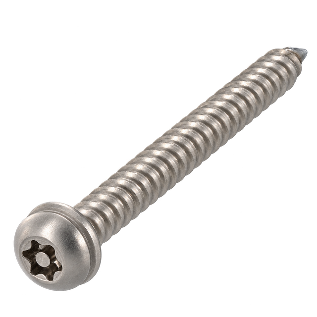 Саморез антивандальный с полукруглой головкой, шлиц TORX-PIN ART 9120 — A2