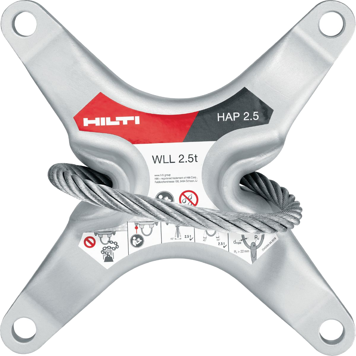 Точка подвеса для монтажа лифта Hilti HAP 2.5 — фото изделия Hilti