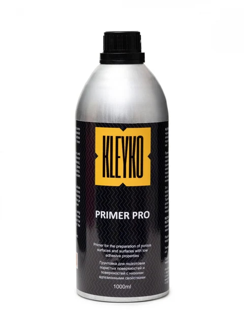 KLEYKO PRIMER PRO · грунт для подготовки клеевых соединений, Черный · 1000 мл