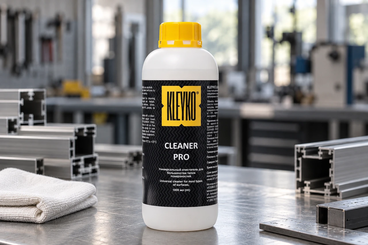 CLEANER PRO — Очистка перед склеиванием. Иллюстрация применения.