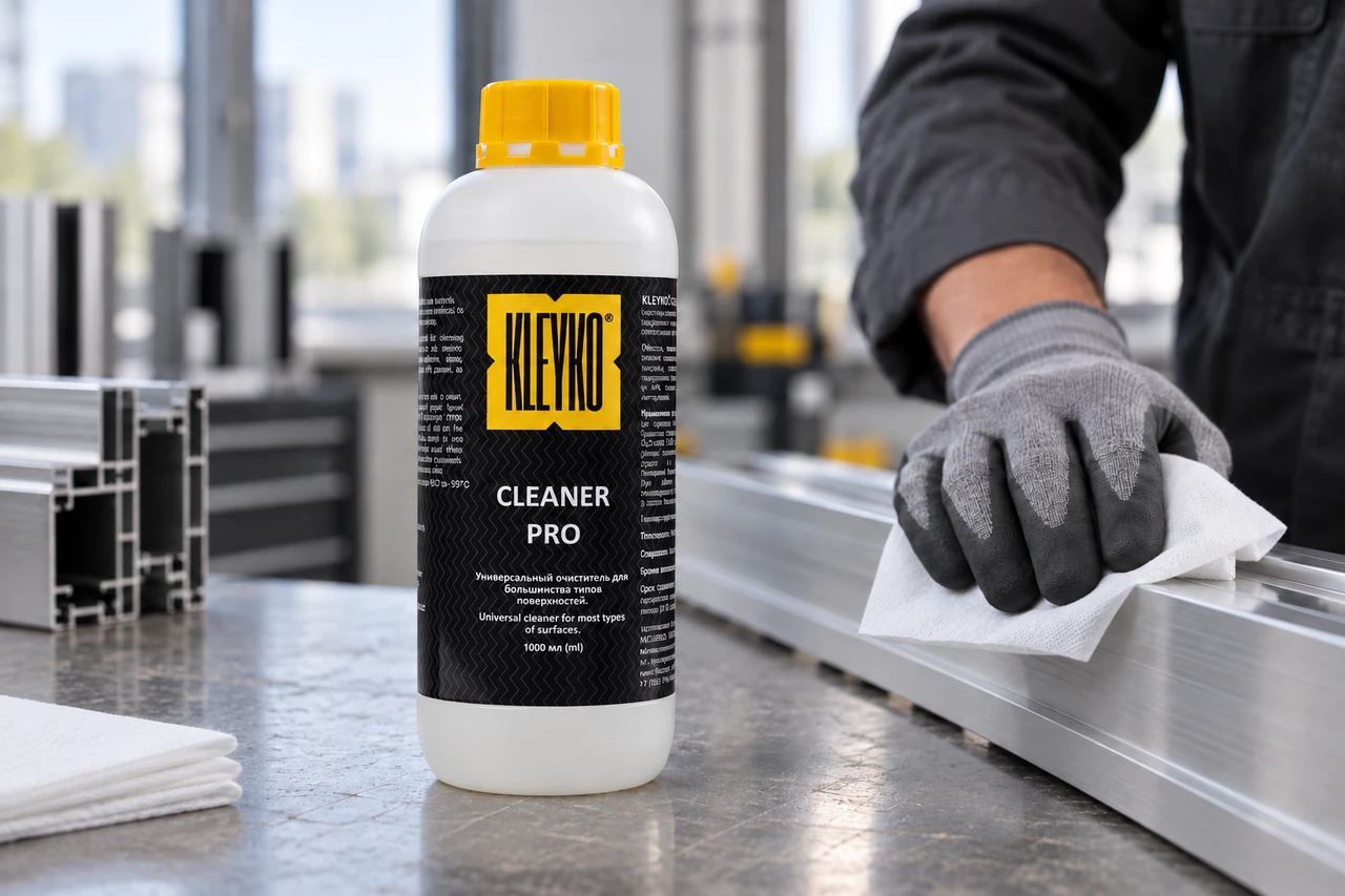CLEANER PRO — Обезжиривание поверхности. Иллюстрация применения.