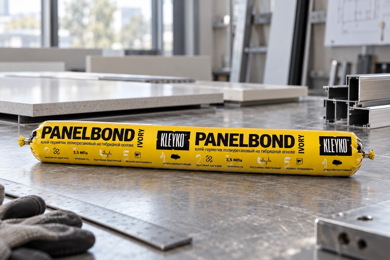 PANELBOND — Приклейка облицовки. Иллюстрация применения.