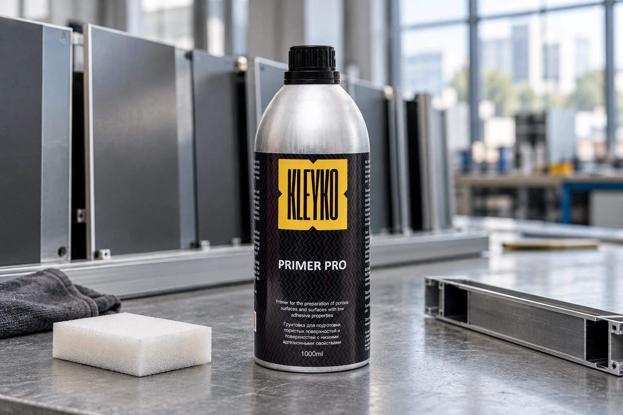 PRIMER PRO — Грунтование перед склеиванием. Иллюстрация применения.