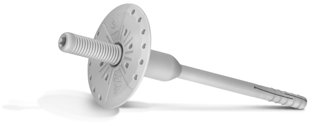 R-TFIX-8S Вкручиваемый фасадный дюбель 8 × 115 мм · R-TFIX-8S-115 — ТЕХНОРУМ