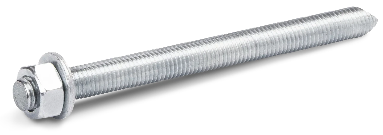 R-STUDS-A2FL Метрическая резьбовая шпилька из нержавеющей стали класс A2, плоский наконечник 12 мм · R-STUDS-12140A2FL — Общий вид серии Rawlplug; размеры и комплектация приведены в характеристиках выбранного артикула., ТЕХНОРУМ